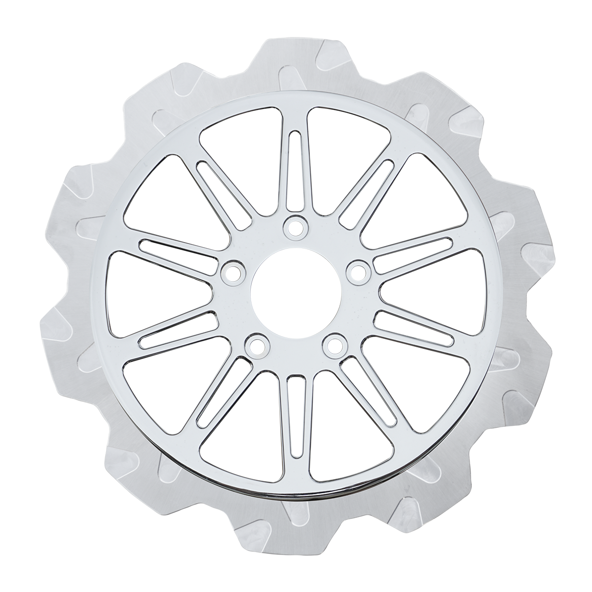 Oversized 13" Crown Cut Front Rotors