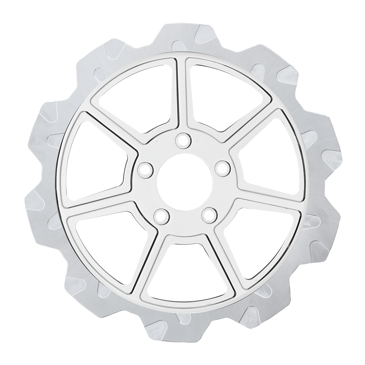 Oversized 13" Crown Cut Front Rotors