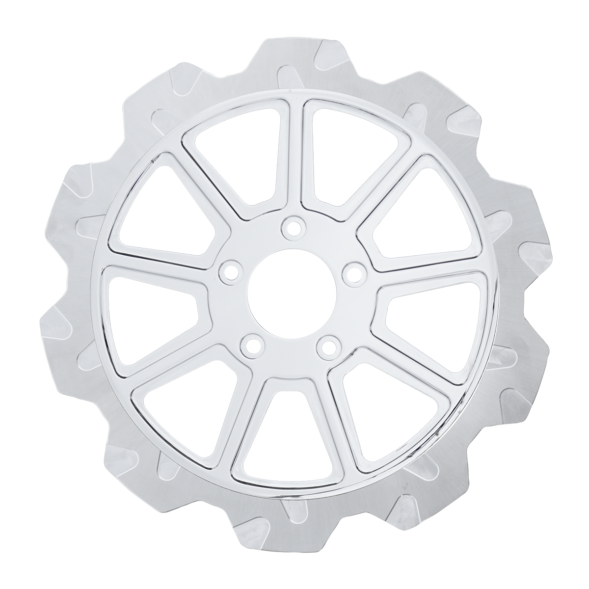 Oversized 13" Crown Cut Front Rotors