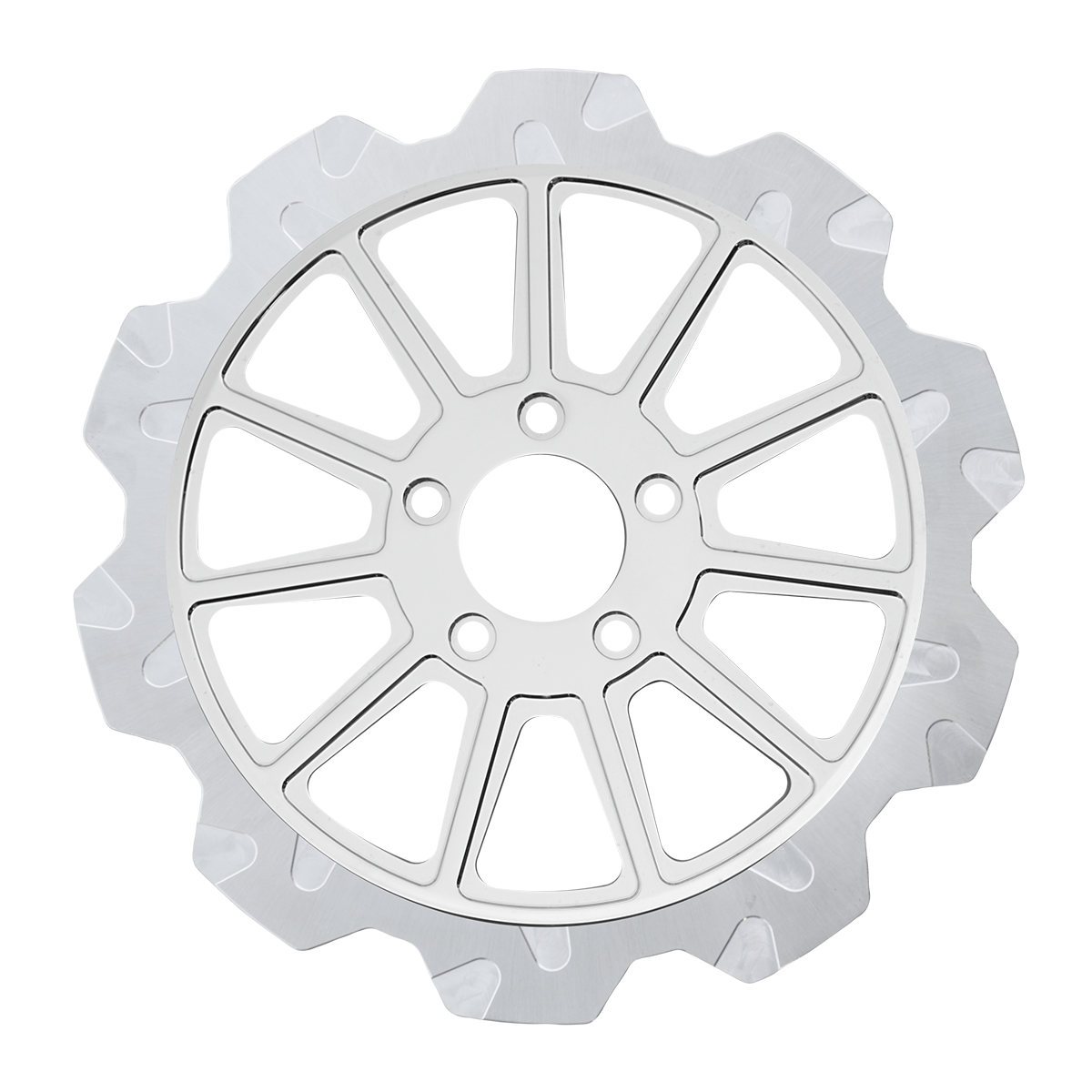 Oversized 13" Crown Cut Front Rotors
