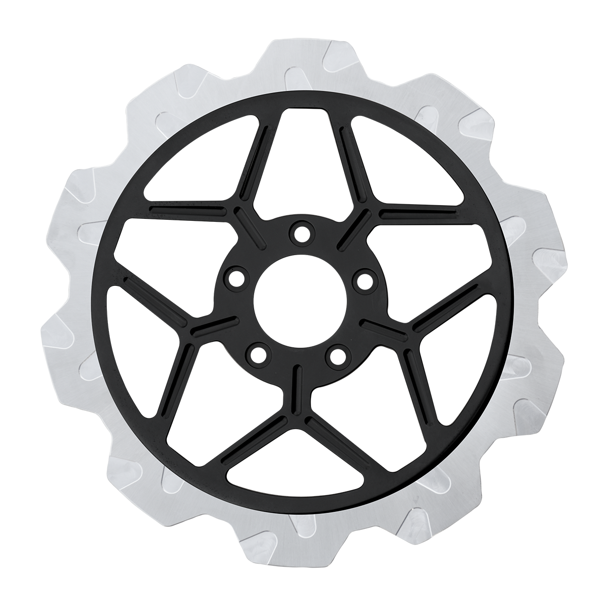 Oversized 13" Crown Cut Front Rotors
