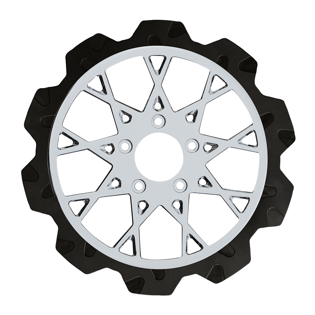 Oversized 13" Crown Cut Front Rotors