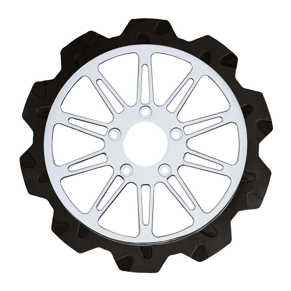 Oversized 13" Crown Cut Front Rotors