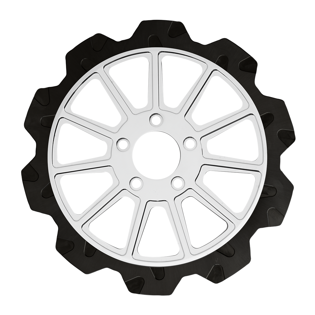 Oversized 13" Crown Cut Front Rotors