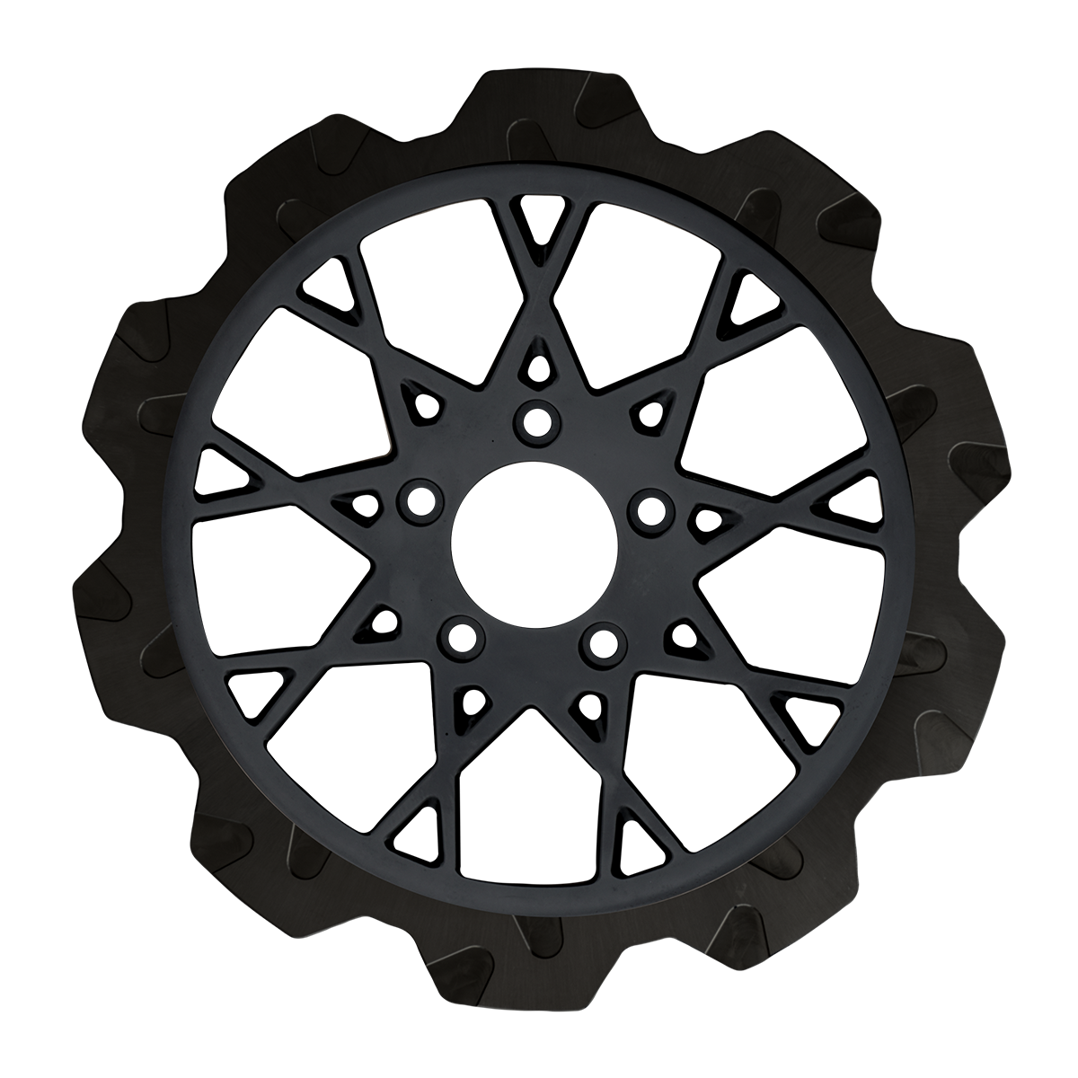Oversized 13" Crown Cut Front Rotors