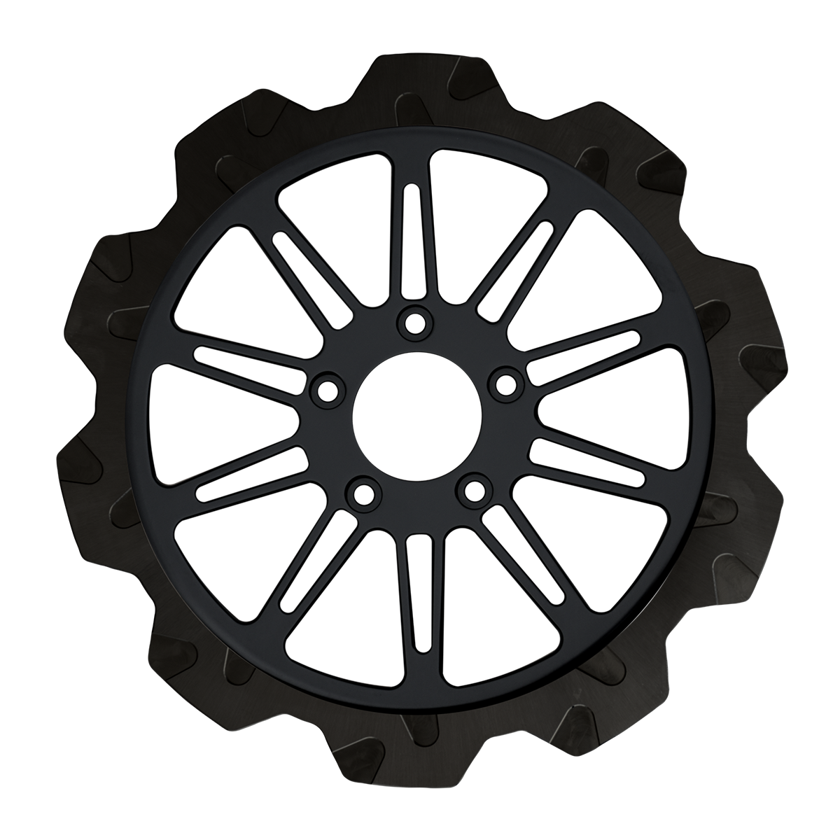 Oversized 13" Crown Cut Front Rotors