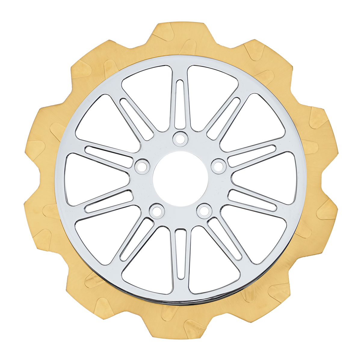 Oversized 13" Crown Cut Front Rotors