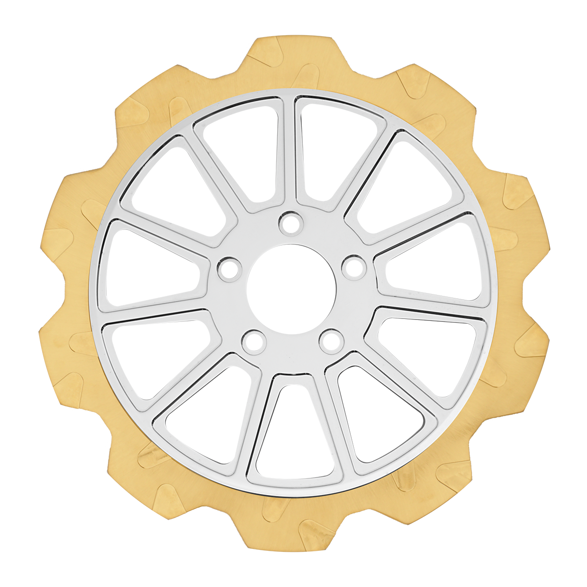 Oversized 13" Crown Cut Front Rotors