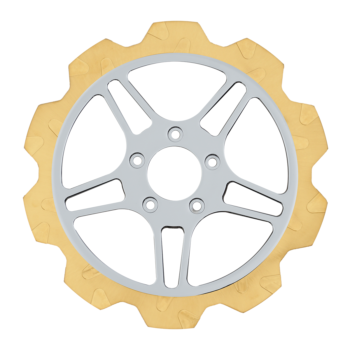 Oversized 13" Crown Cut Front Rotors