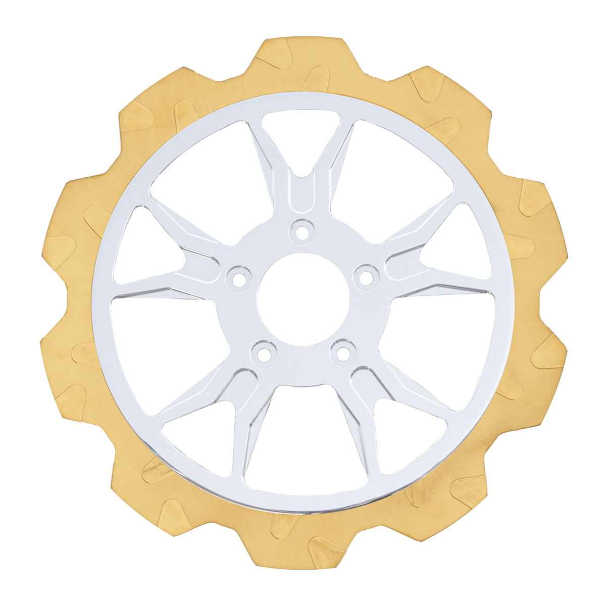 Oversized 13" Crown Cut Front Rotors