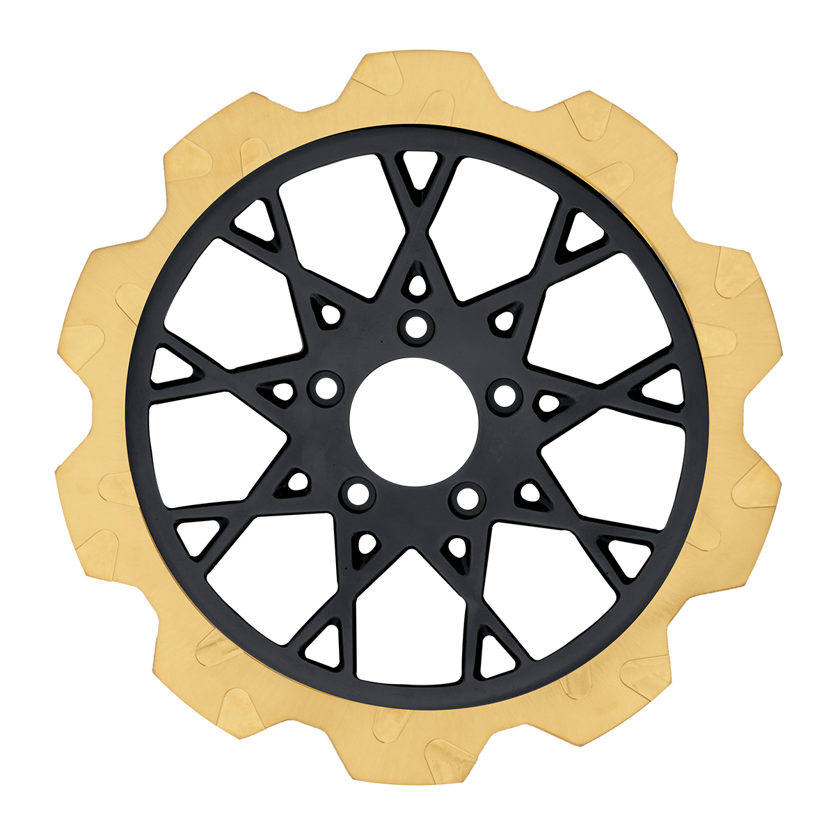 Oversized 13" Crown Cut Front Rotors