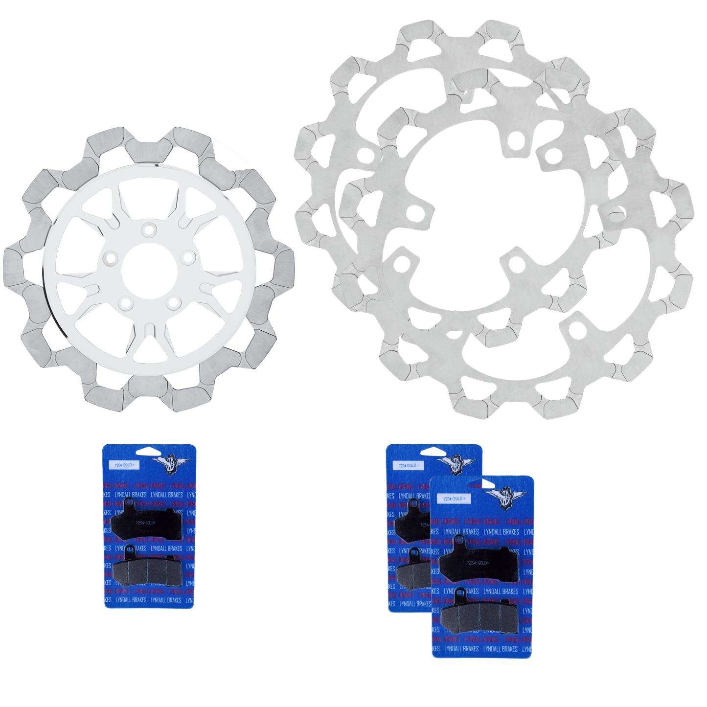 24' Non-CVO Touring Front and Rear Rotor Kit