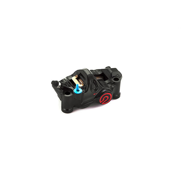 Caliper, Left Side of 220B47320 .484 Cafe, P4 32mm, Billet 2-Piece, 108mm Radial Mount, Black
