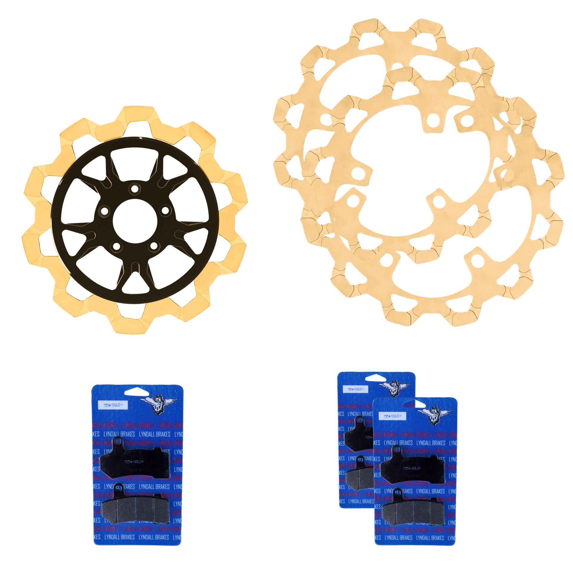 24' Non-CVO Touring Front and Rear Rotor Kit – Lyndall Brakes