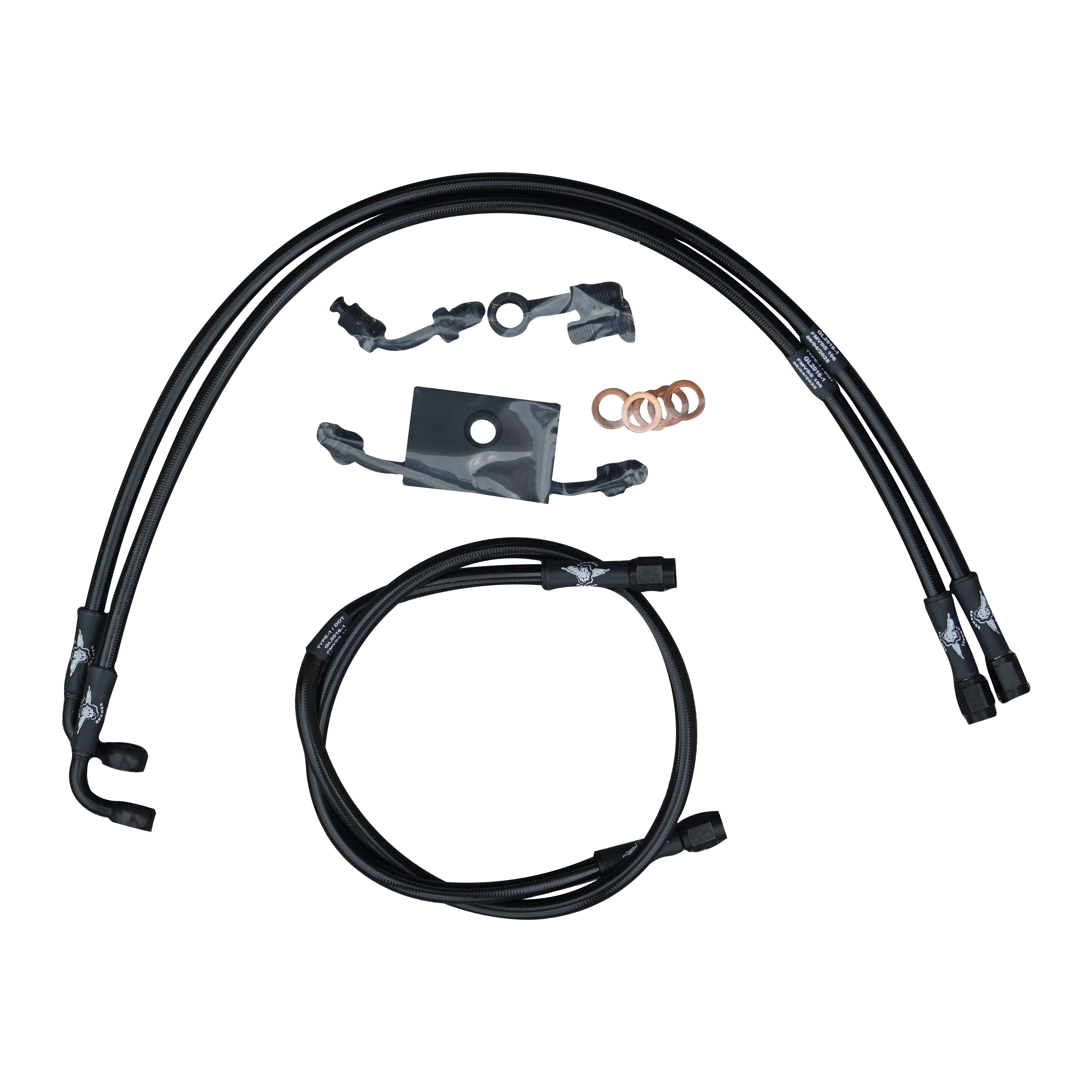 Softail Steel Braided Brake Line Kits for ABS – Lyndall Brakes