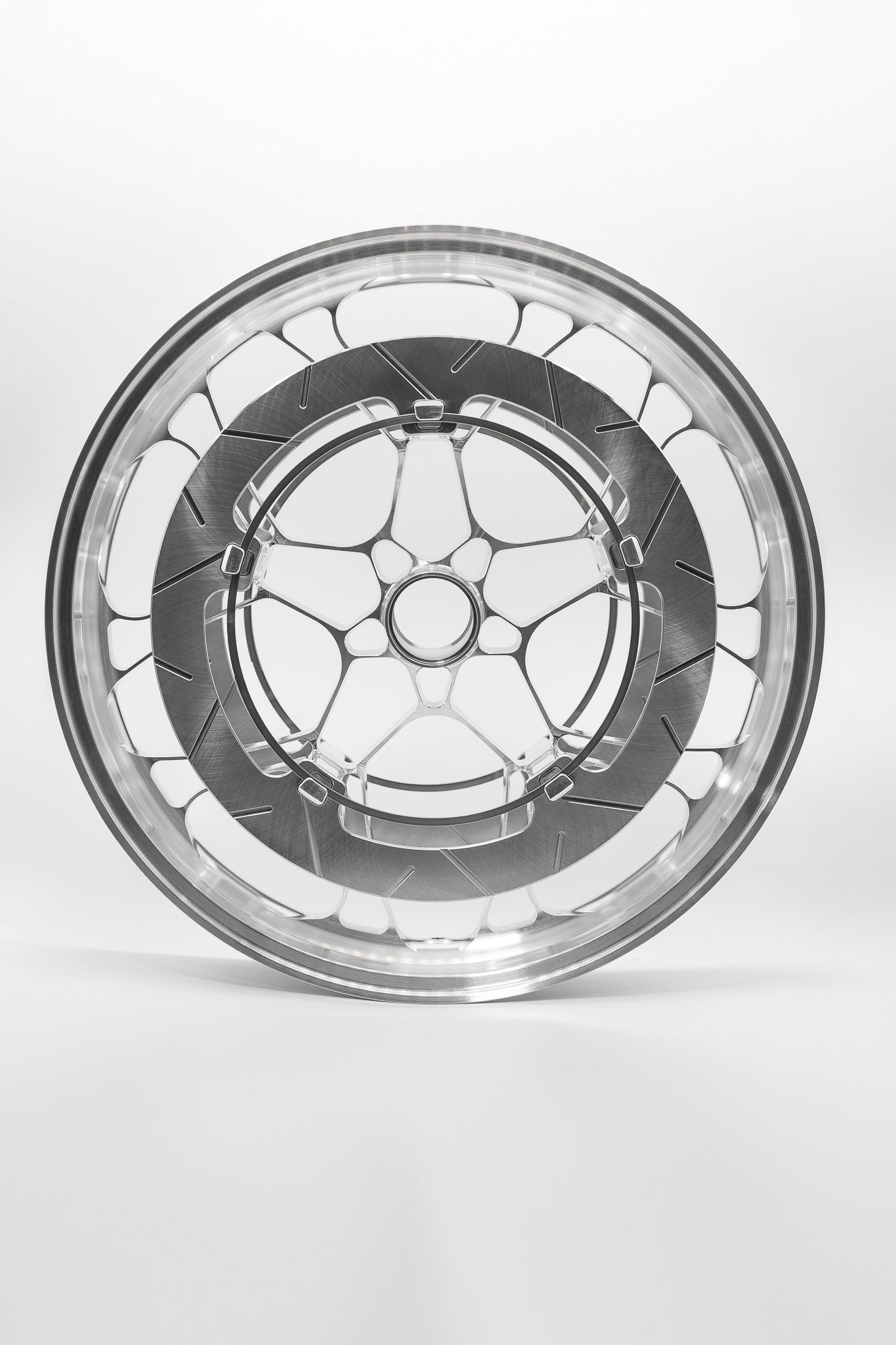 Front Rotor For Monolithic Wheels