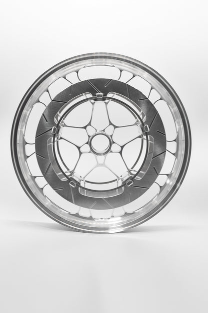 Front Rotor For Monolithic Wheels